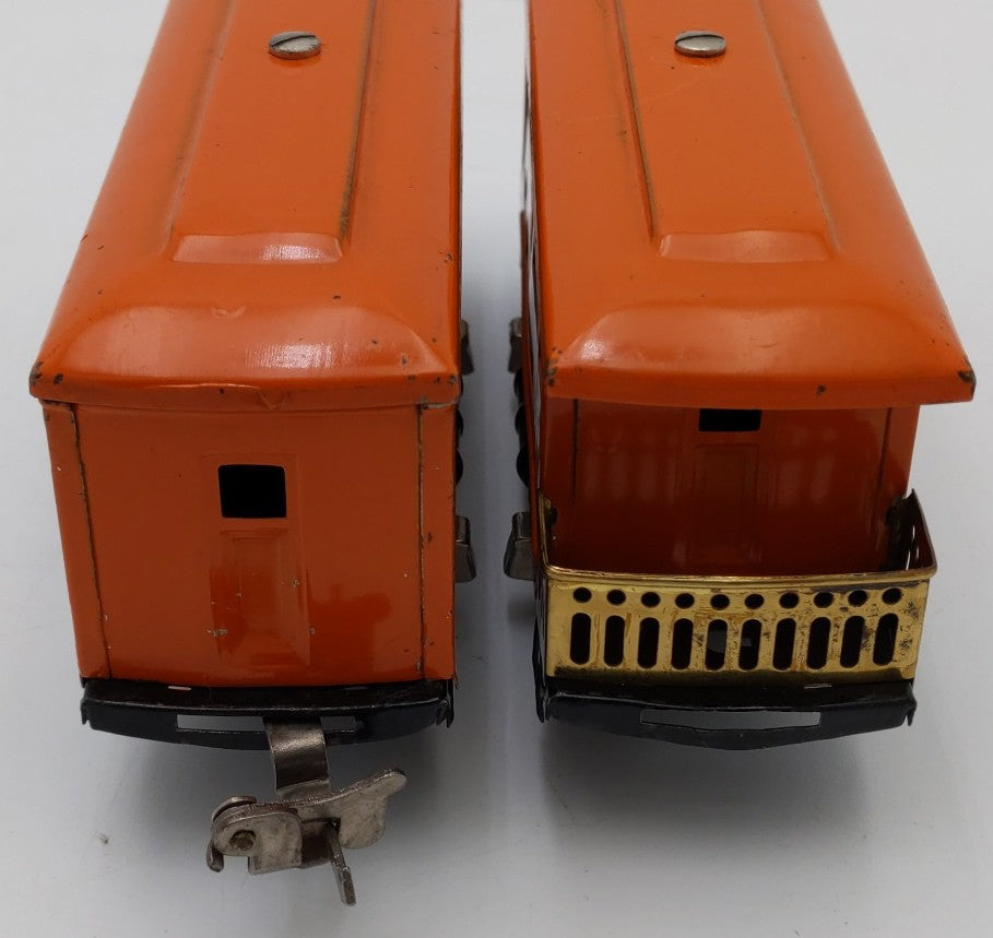 Lionel 292 Vintage O Prewar Electric Passenger Set: 629, 630 VG