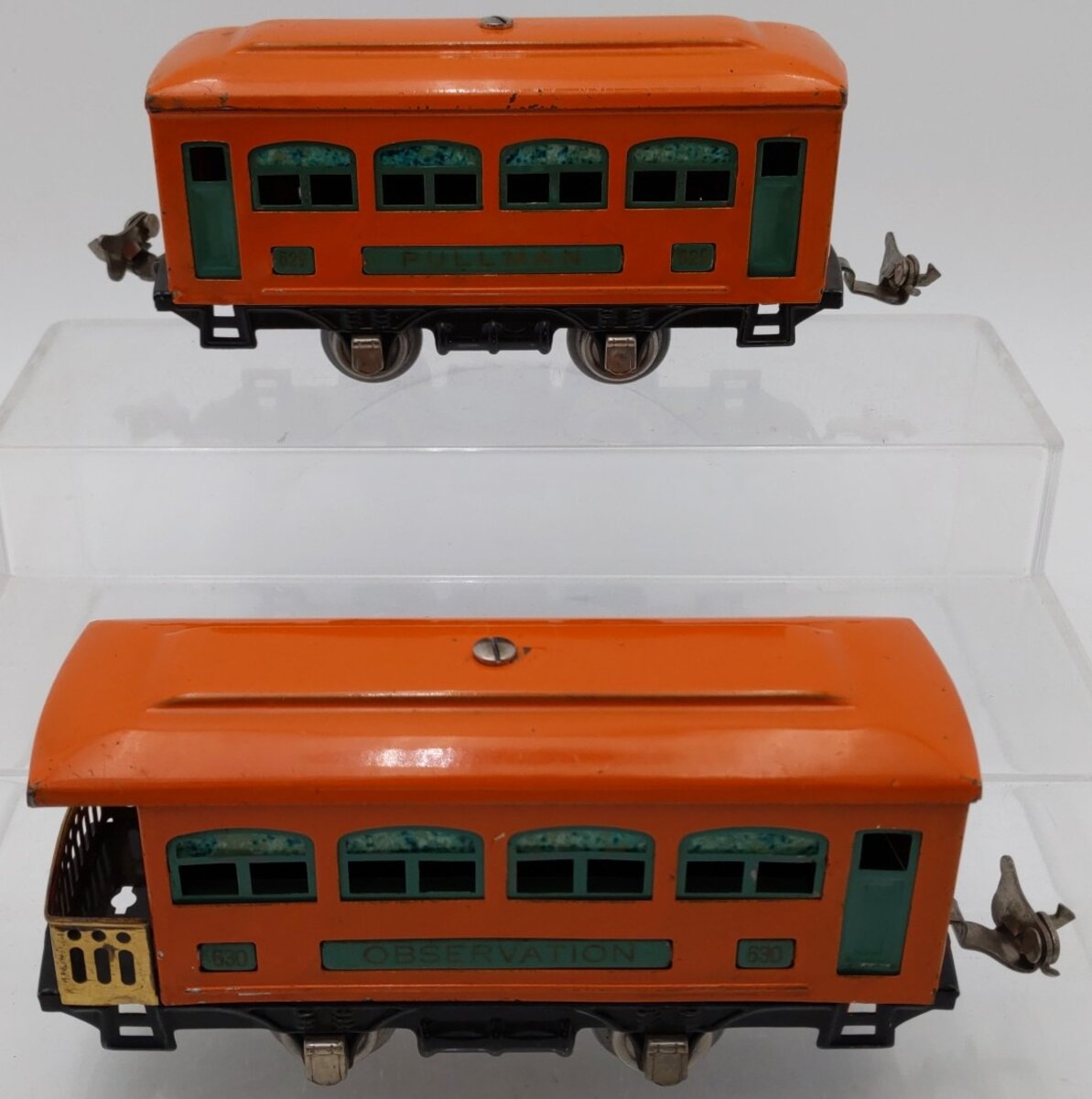 Lionel 292 Vintage O Prewar Electric Passenger Set: 629, 630 VG
