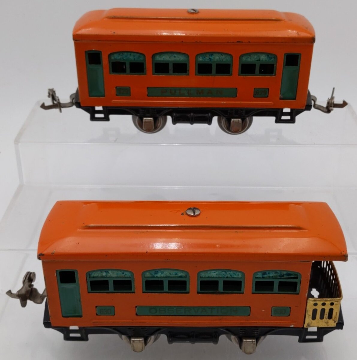 Lionel 292 Vintage O Prewar Electric Passenger Set: 629, 630 VG