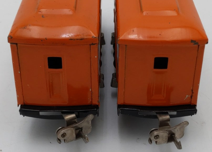 Lionel 292 Vintage O Prewar Electric Passenger Set: 629, 630 VG