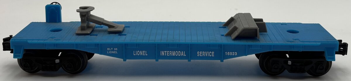 Lionel 6-16923 O Gauge Lionel Lines Flatcar w/Chocks EX/Box