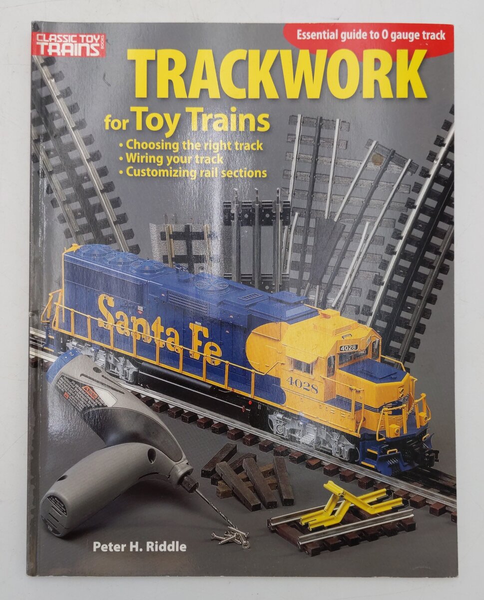Trackwork for Toy Trains Paperback Book By Petter H. Riddle VG