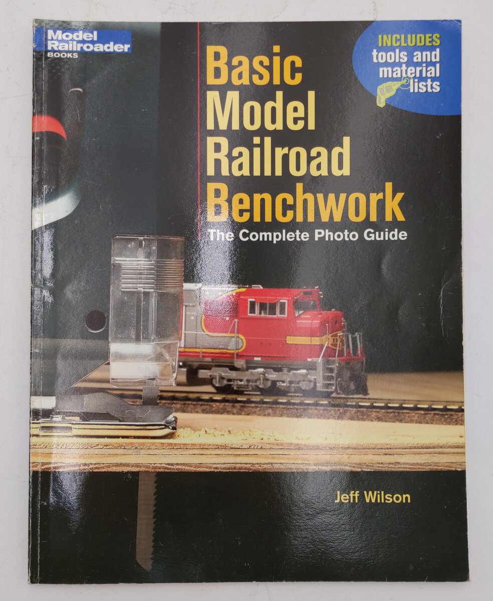 Basic Model Railroad Benchwork Paperback Book By Jeff Wilson VG