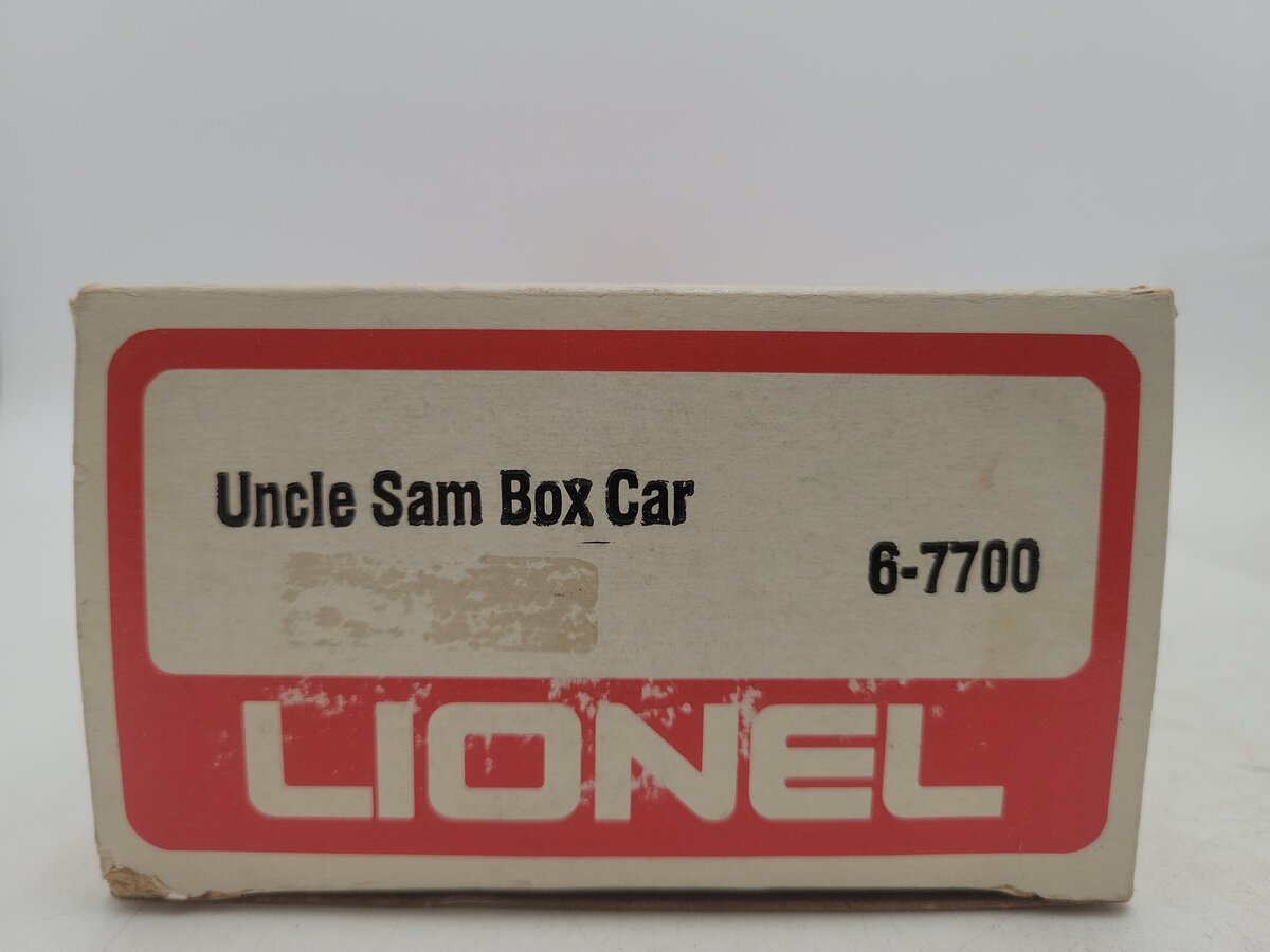 Lionel 6-7700 O Gauge Uncle Sam Wants You! U.S.O.X. 7700 Boxcar VG/Box