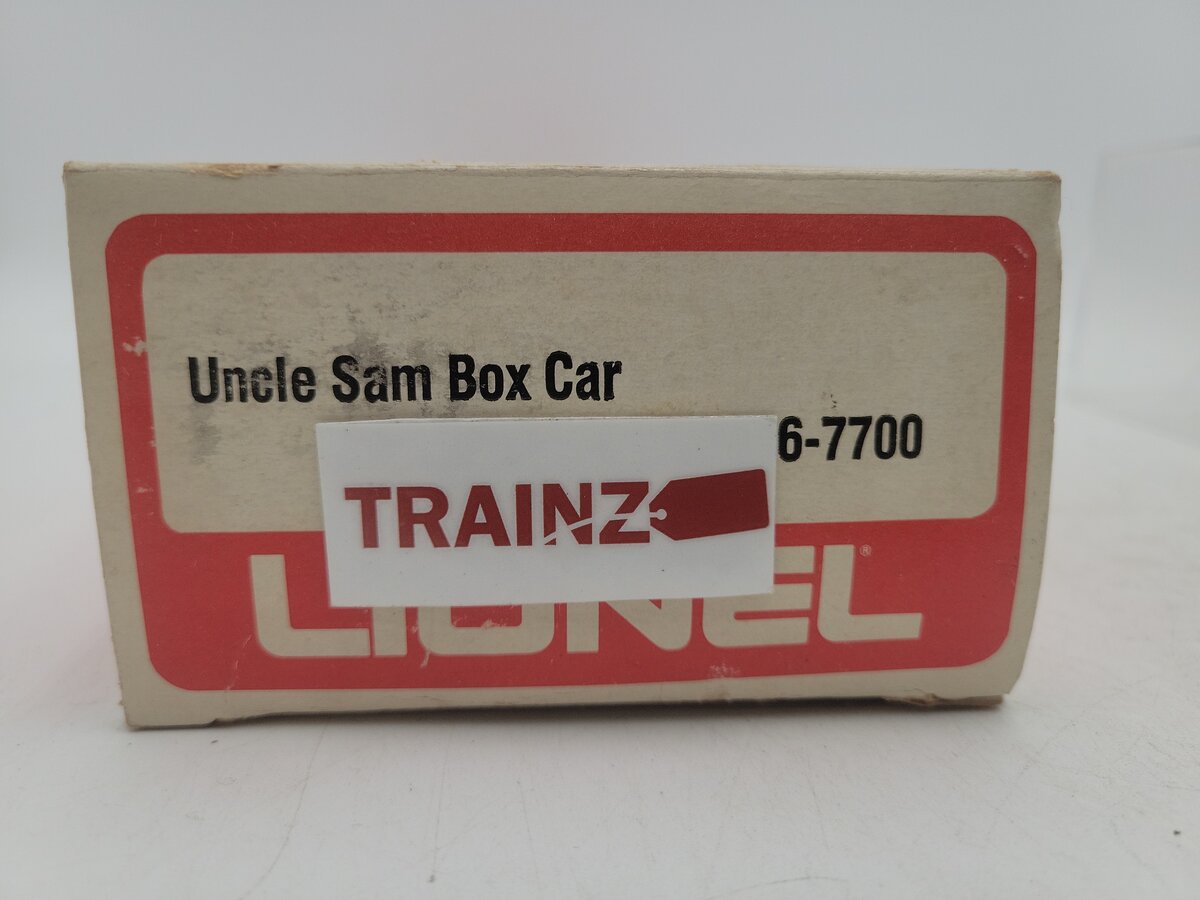 Lionel 6-7700 O Gauge Uncle Sam Wants You! U.S.O.X. 7700 Boxcar VG/Box