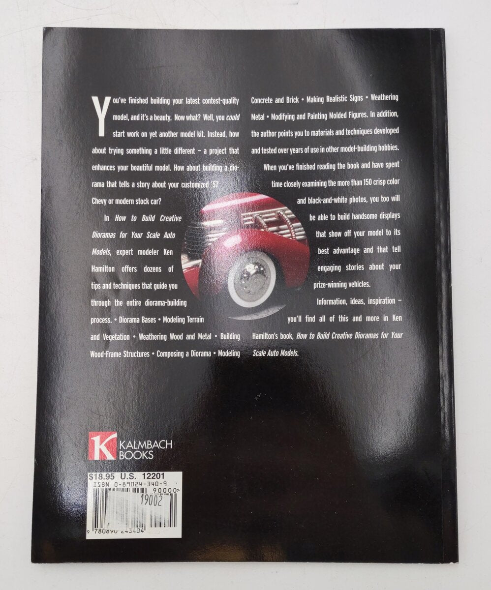 How To Build Creative Dioramas For Your Scale Auto Models Paperback Book VG