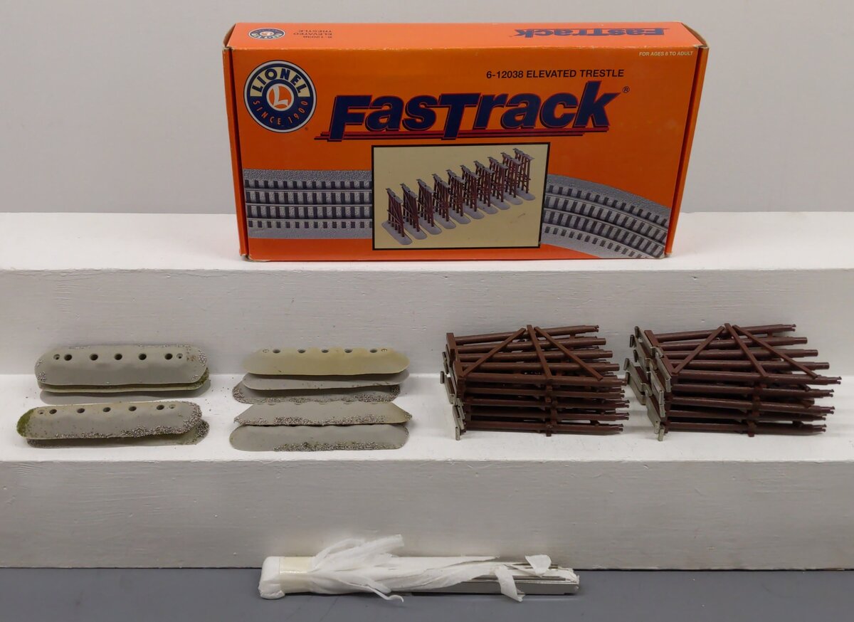 Lionel 6-12038 O FasTrack Elevated Trestle Set/Box