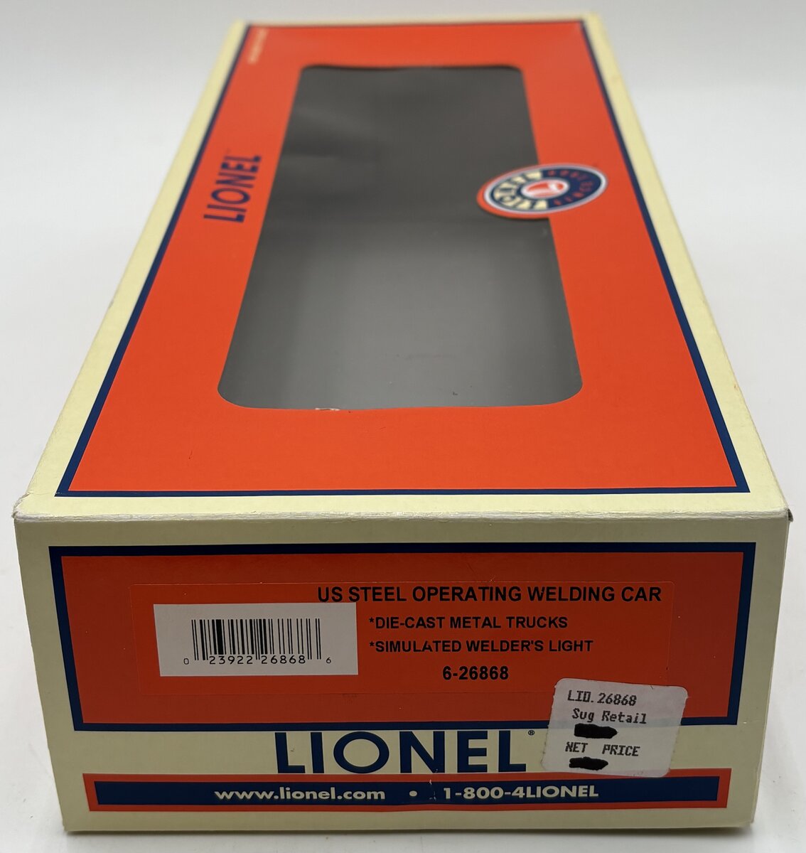 Lionel 6-26868 O Gauge U.S. Steel Operating Welding Car EX/Box