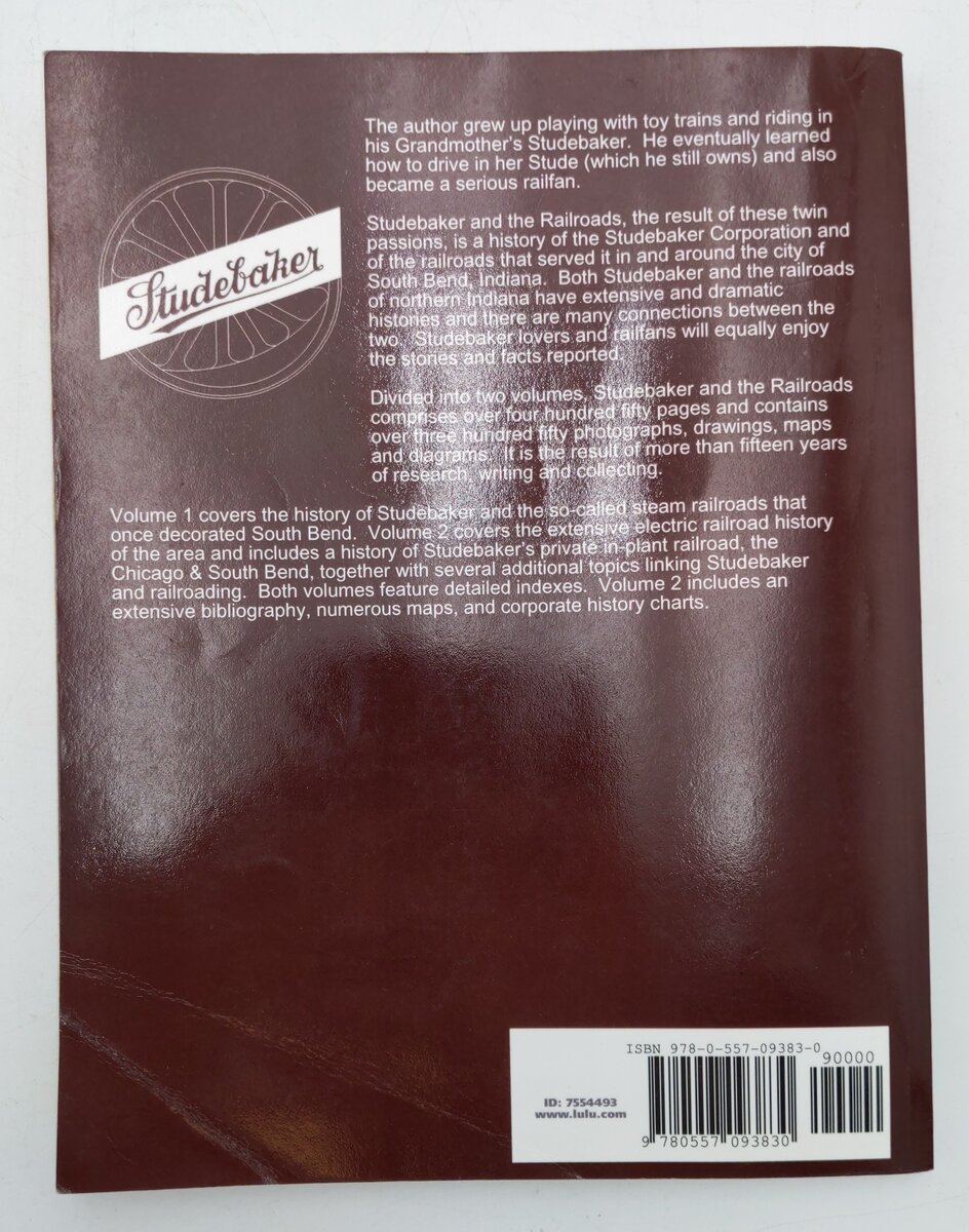Studebaker and the Railroads Vol.2 Paperback Book By Jan Young VG