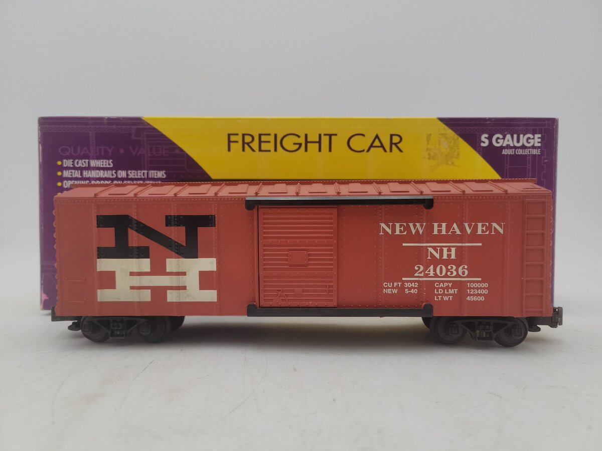 K-Line K511-003 S Gauge New Haven Boxcar VG/Box