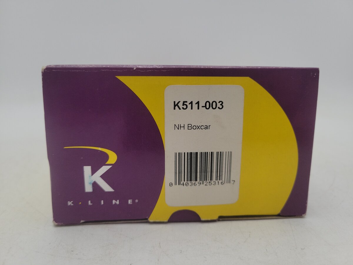 K-Line K511-003 S Gauge New Haven Boxcar VG/Box