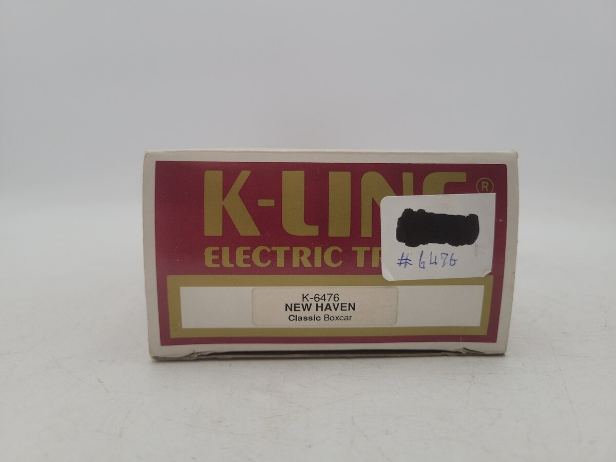 K-Line K6476 O Gauge New Haven Classic Boxcar VG/Box