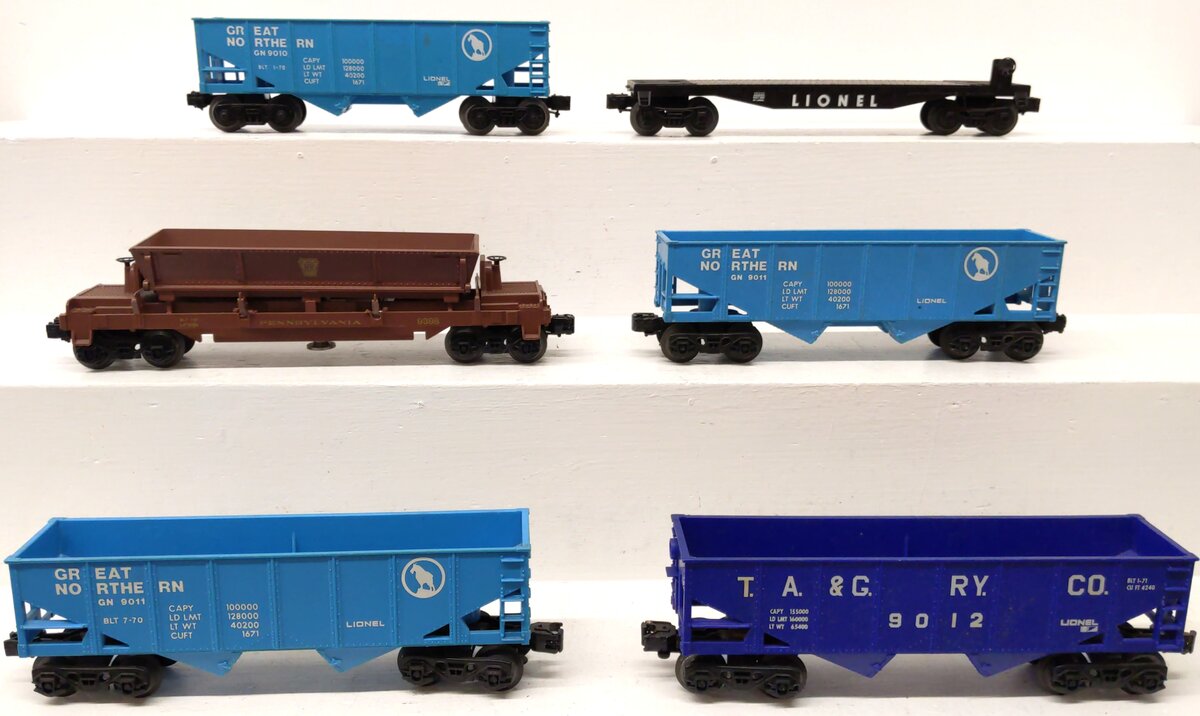 Lionel O Gauge Assorted Freight Cars [6]