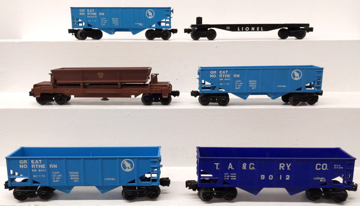 Lionel O Gauge Assorted Freight Cars [6]
