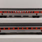 MTH 20-80005B O NH 70' Streamlined Sleeper/Diner Passenger Car Set (Set of 2) EX/Box