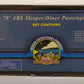 MTH 20-80005B O NH 70' Streamlined Sleeper/Diner Passenger Car Set (Set of 2) EX/Box