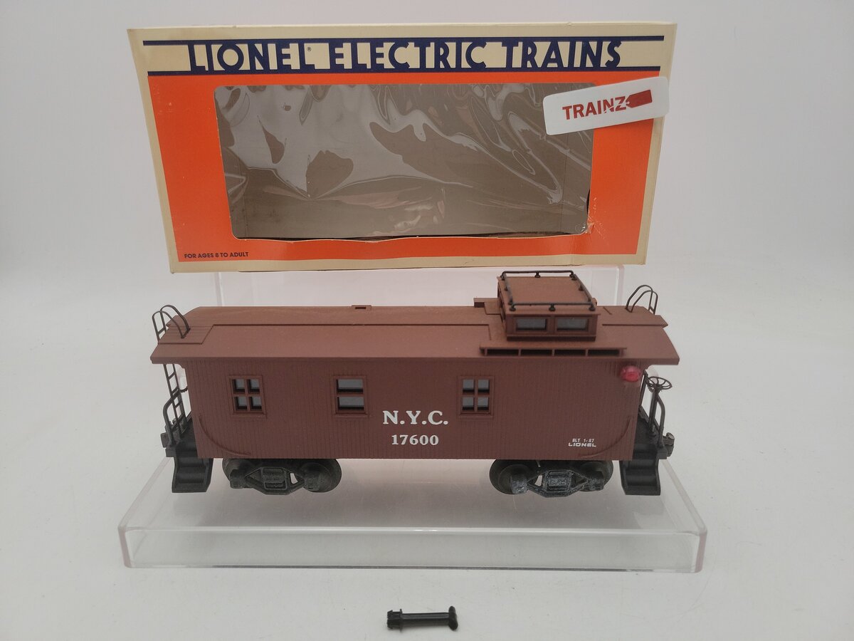 Lionel 6-17600 O Gauge New York Central Woodside Illuminated Caboose #17600 VG/Box