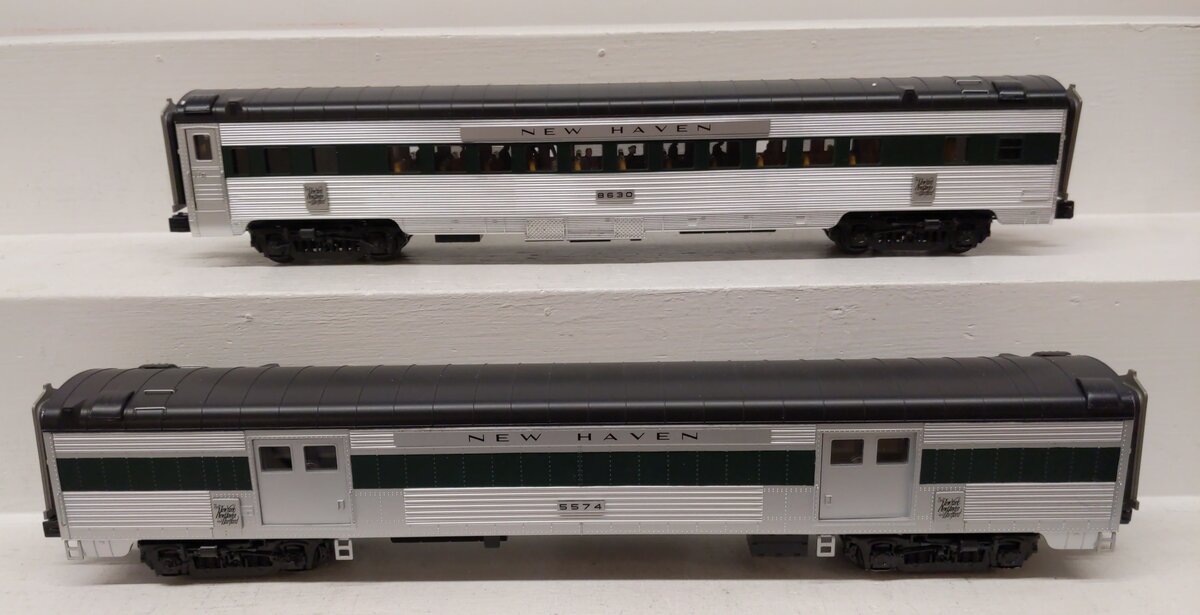 MTH 20-69197 O Gauge New Haven Baggage/Coach Passenger Set EX/Box