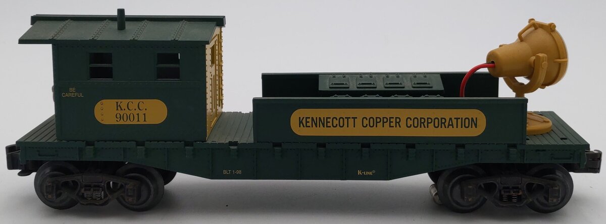 K-Line K-90011 O Gauge Kennecott Copper Corporation Work Caboose #90011 EX