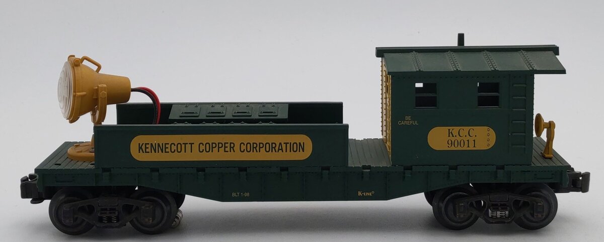 K-Line K-90011 O Gauge Kennecott Copper Corporation Work Caboose #90011 EX