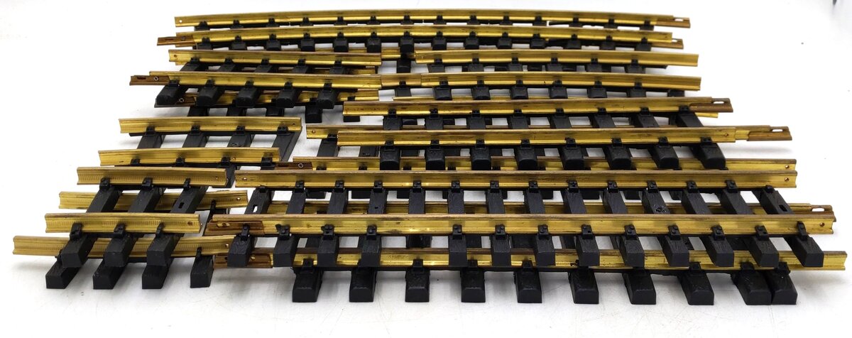 Aristo-Craft G Scale Assorted Straight & Curved Track Sections [12] EX