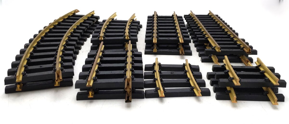 Aristo-Craft G Scale Assorted Straight & Curved Track Sections [12] EX