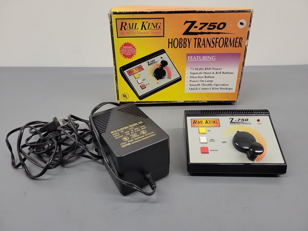 MTH Z-750  O Gauge Transformer & Controller EX/Box