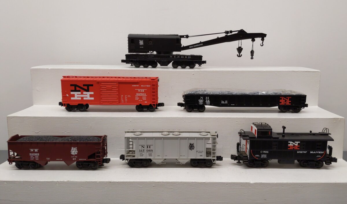 MTH 20-90020 O  Gauge New Haven Premier Freight Car Set (Set of 6) EX/Box