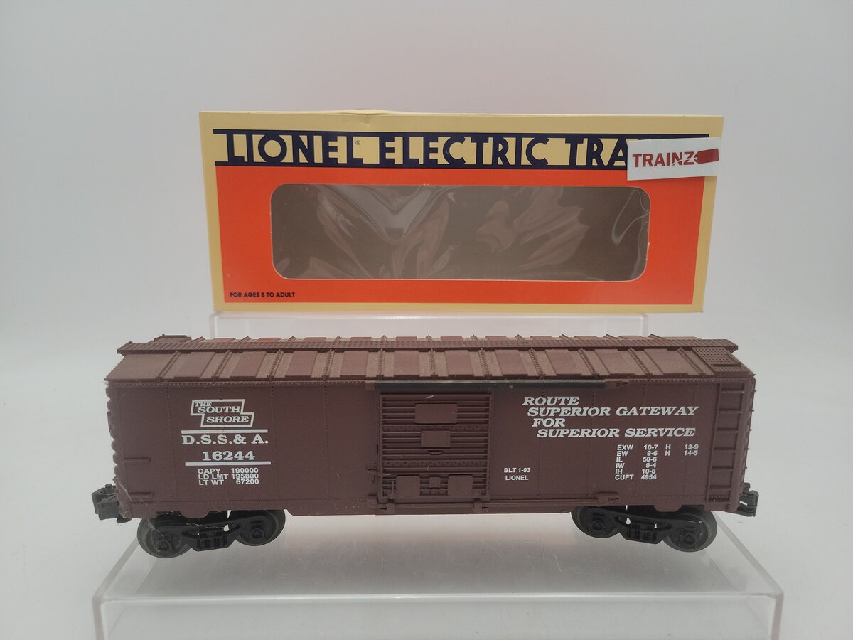 Lionel 6-16244 O Gauge Duluth South Shore & Atlantic Boxcar EX/Box