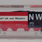 Menards 279-5283 O27 Norfolk & Western Coal Hopper Car #3852 NIB