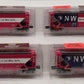 Menards 279-5283 O N&W Coal Hopper Cars: #3869, #3575,#3959, #3957 [4] NIB