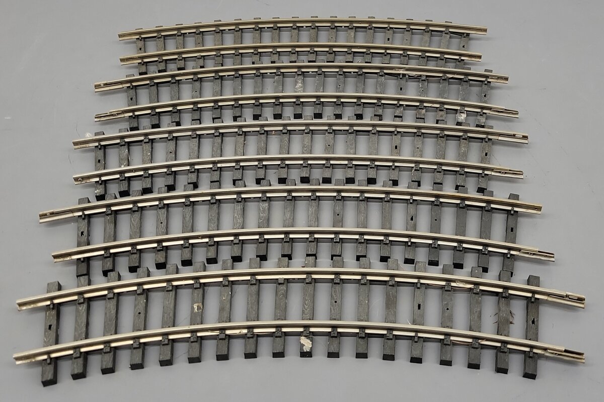Aristo-Craft 20112 USA Stainless Steel 6.5' Diameter Curved Track [5] VG