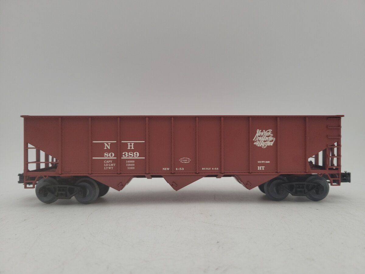 Weaver U18014L O Gauge 3 Bay 9 Panel Hopper New York New Haven & Hartford #80389 EX/Box