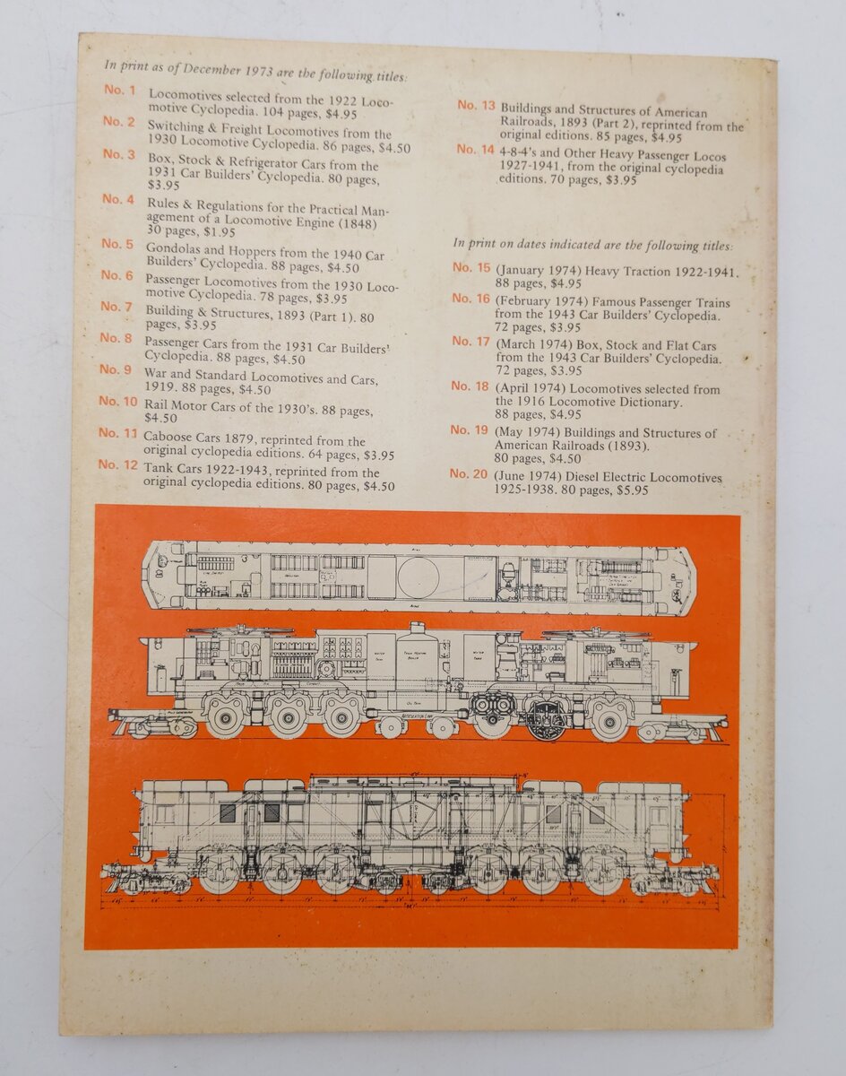 Train Shed Cyclopedia No.15 Paperback Book By Newton K. Gregg VG