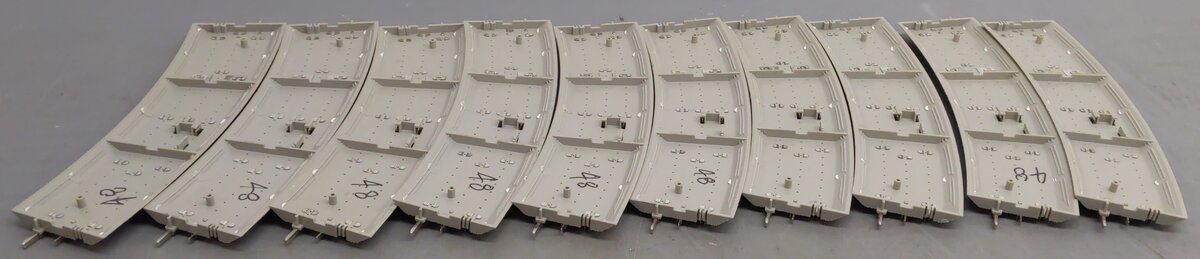 Lionel 6-12043 O Scale FasTrack O48 Curved Track [10] VG