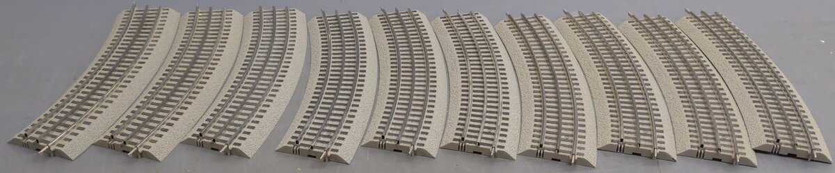 Lionel 6-12043 O Scale FasTrack O48 Curved Track [10] VG