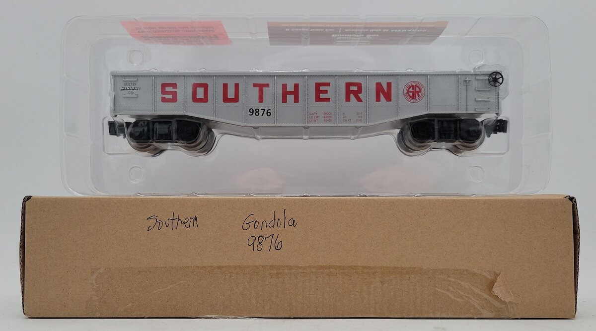 Menards 279-7034 Southern Gondola Car #9876 NIB