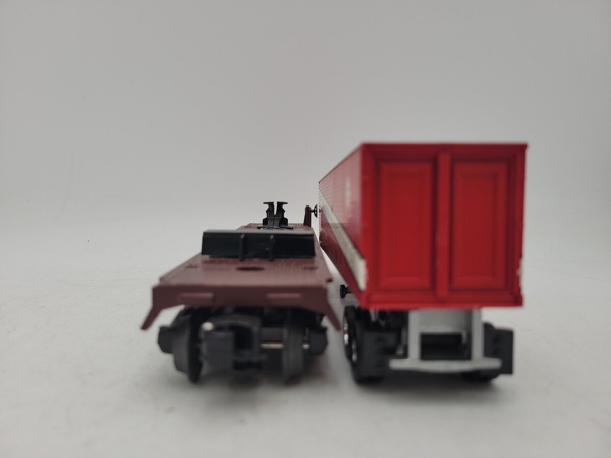 Lionel 6-52306 O Gauge NETCA 2003 NH Flatcar w/New England Transp. Trailer EX/Box