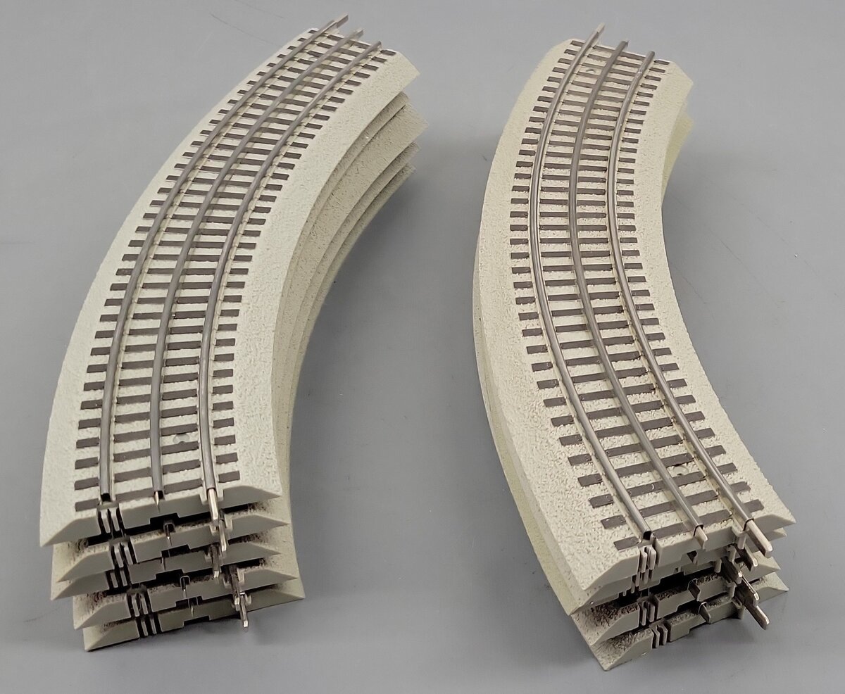Lionel 6-12015 FasTrack O36 45-Degree Curved Track [10] VG
