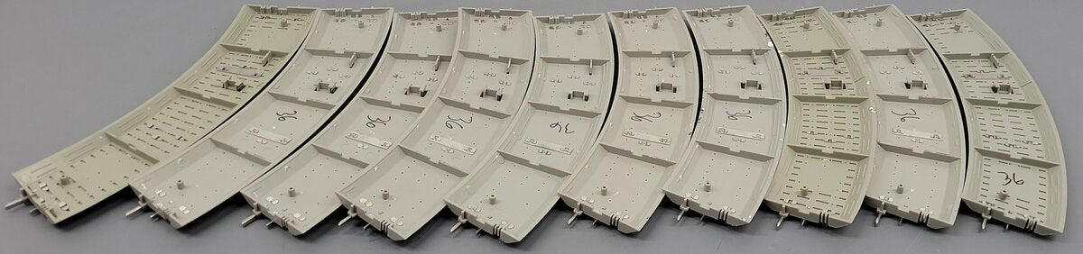 Lionel 6-12015 FasTrack O36 45-Degree Curved Track [10] VG