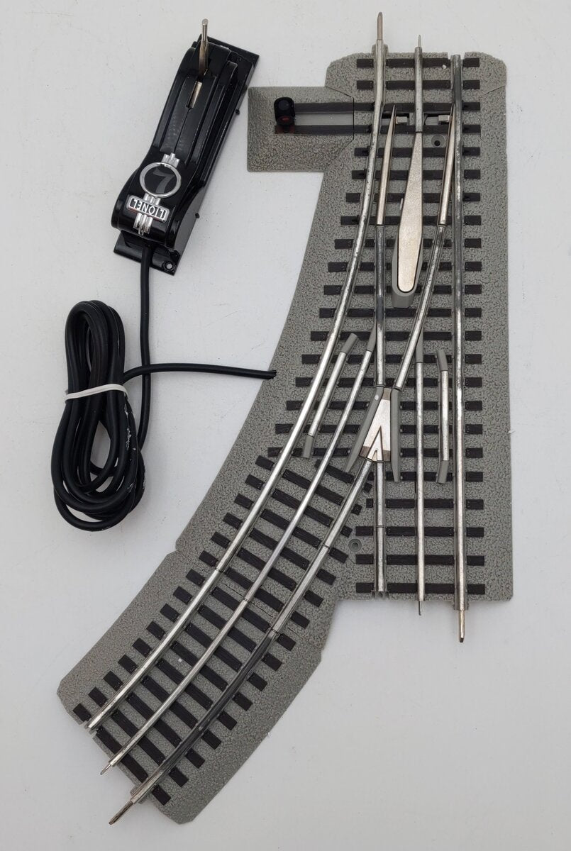 Lionel 6-12046 O Gauge O36 Right Hand Remote-Control FasTrack Switch/Turnout EX/Box