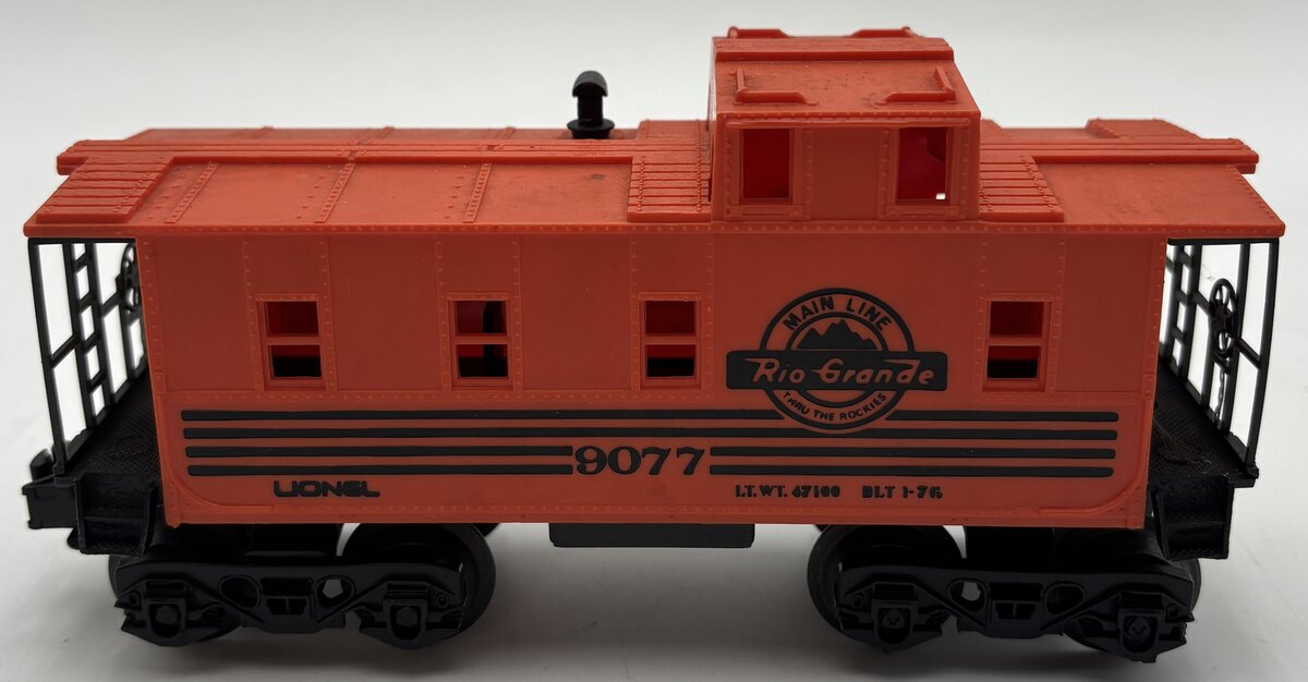 Lionel 6-9077 O Gauge Denver and Rio Grande Caboose EX