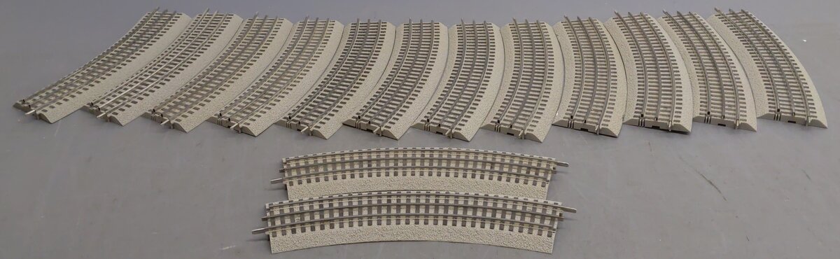 Lionel 6-12043 FasTrack O48 Curved Track [14] VG
