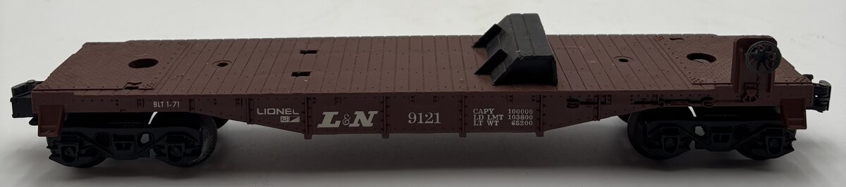 Lionel 6-9121 Louisville and Nashville Flatcar EX