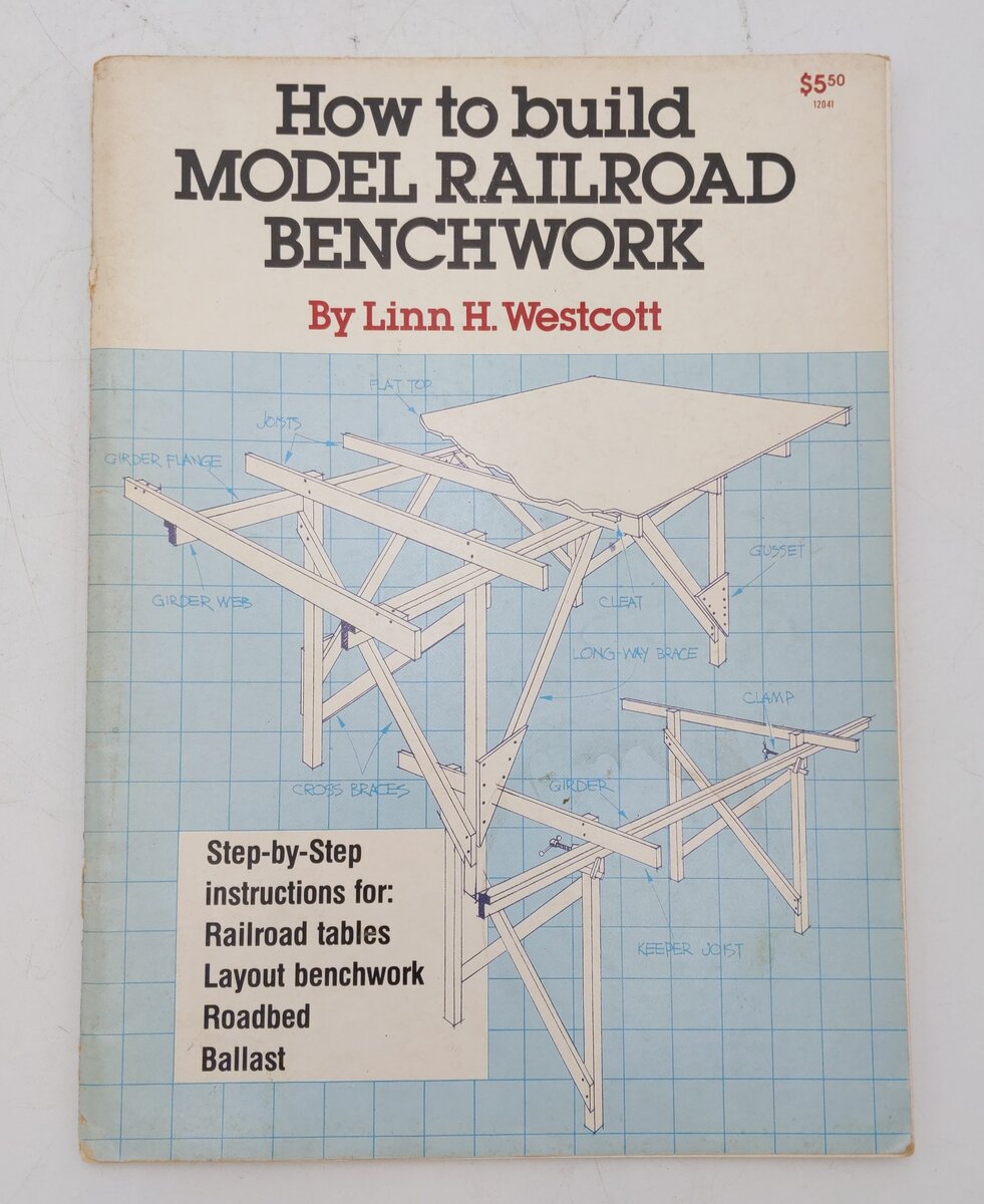 How To Build Model Railroad Benchwork Paperback Book By Linn H. Westcott VG
