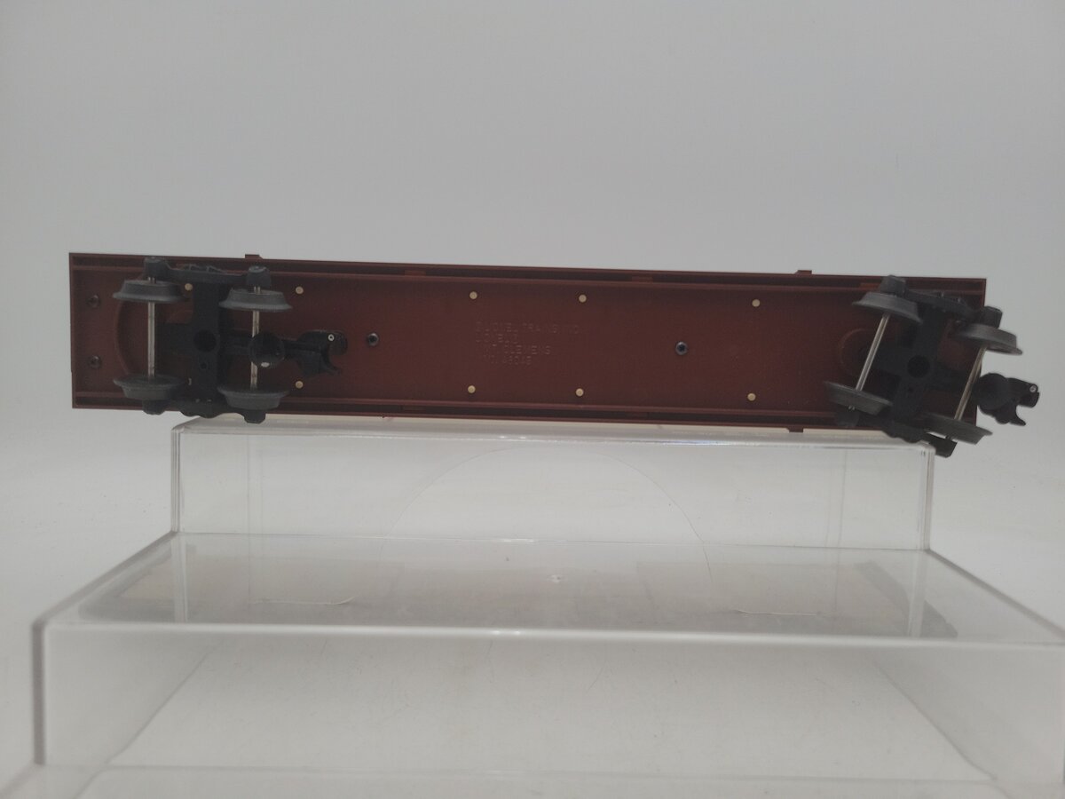 Lionel 6-16371 O Gauge Burlington Northern I-Beam Flat Car #16371 w/Wood Load VG/Box