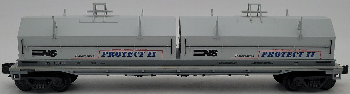 K-Line K676-1831 O Gauge Norfolk Southern Coil Car #168456 EX/Box