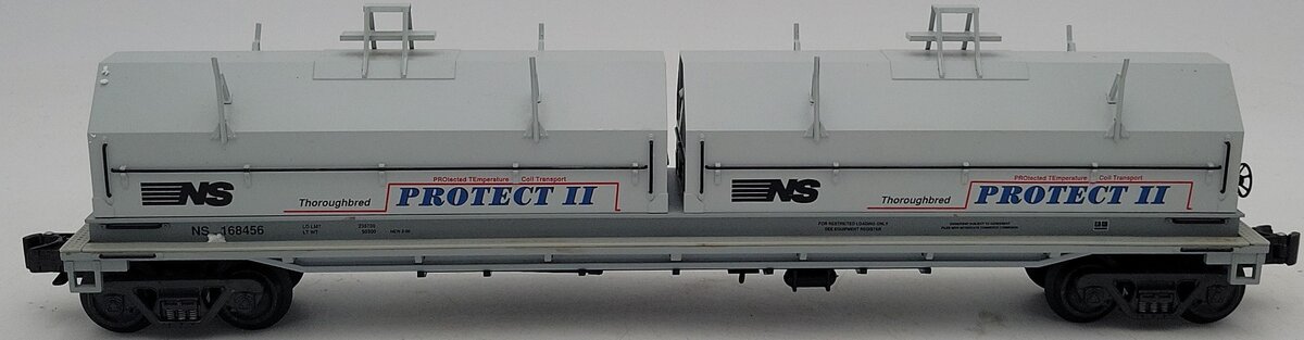 K-Line K676-1831 O Gauge Norfolk Southern Coil Car #168456 EX/Box