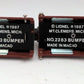 Lionel 6-2283 O/O27 Gauge Diecast Illuminated Bumpers (3 Sets of 2) VG/Box