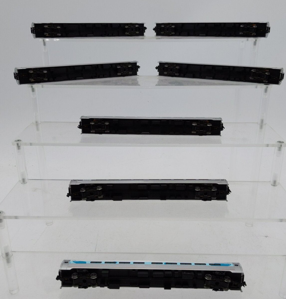 Kato 106-105-1 N Scale Amtrak Amfleet I Coach 7 Car Set EX/Box